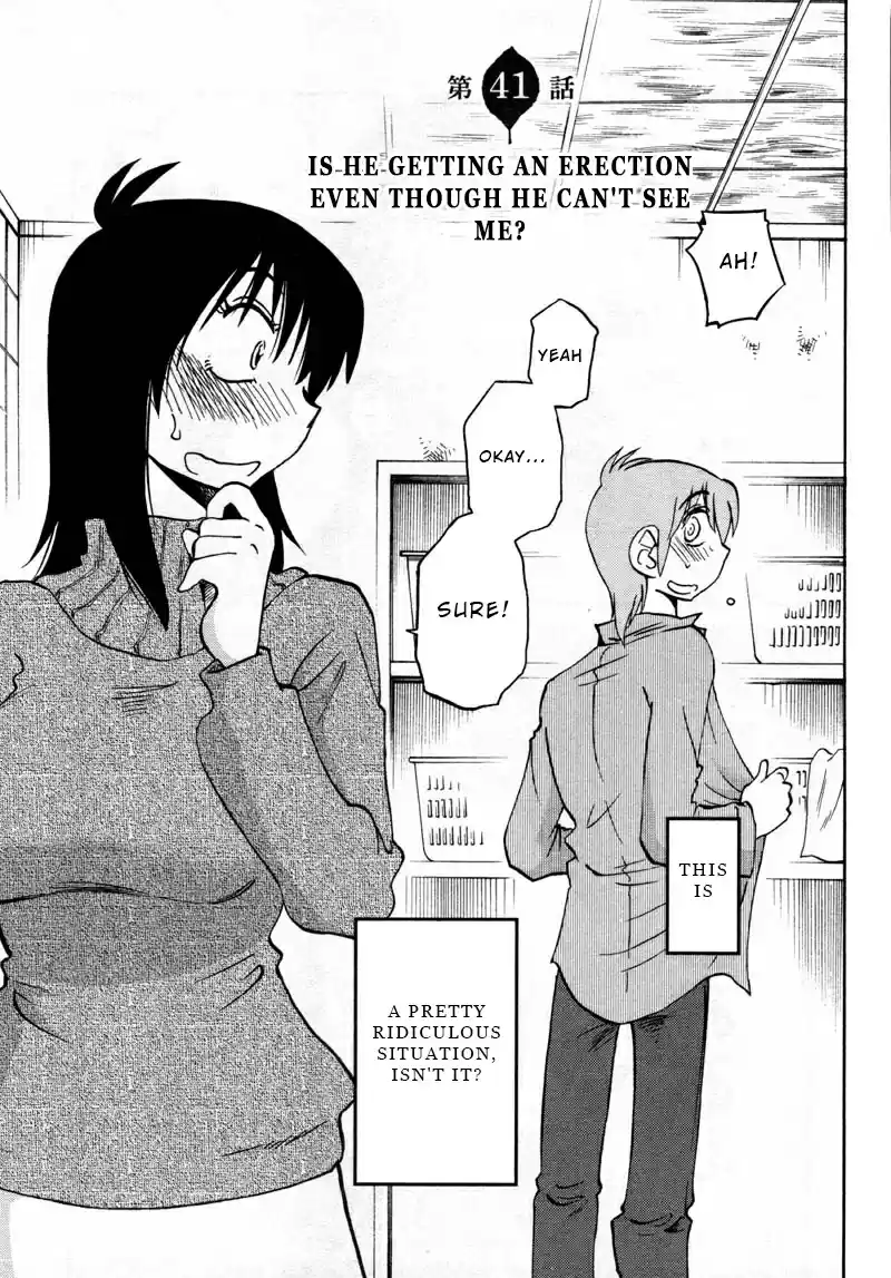 Rakujitsu no Pathos Vol. 6 Ch. 41 Is He Getting An Erection Even Though He Can't See Me?