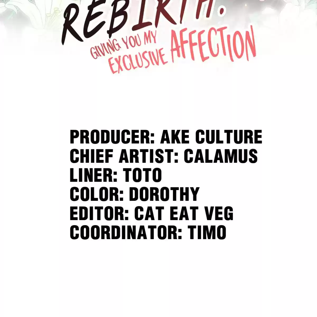 Rebirth: Giving You My Exclusive Affection 2 The Crippled Man