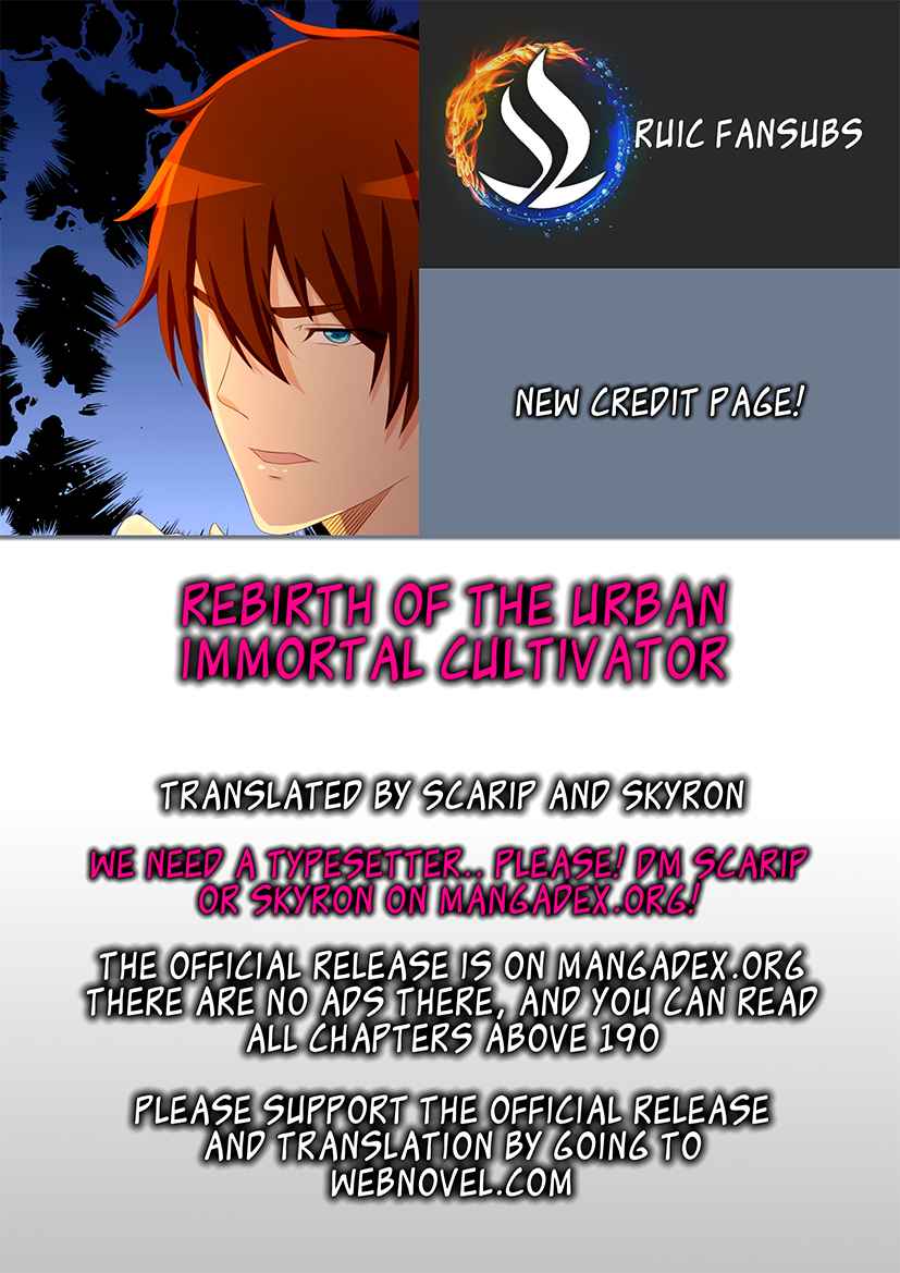 Rebirth Of The Urban Immortal Cultivator Ch. 204