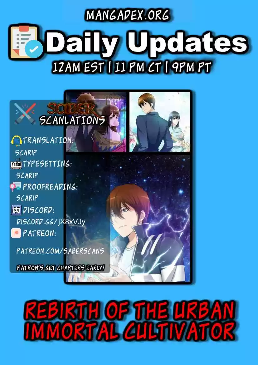 Rebirth Of The Urban Immortal Cultivator Ch. 261