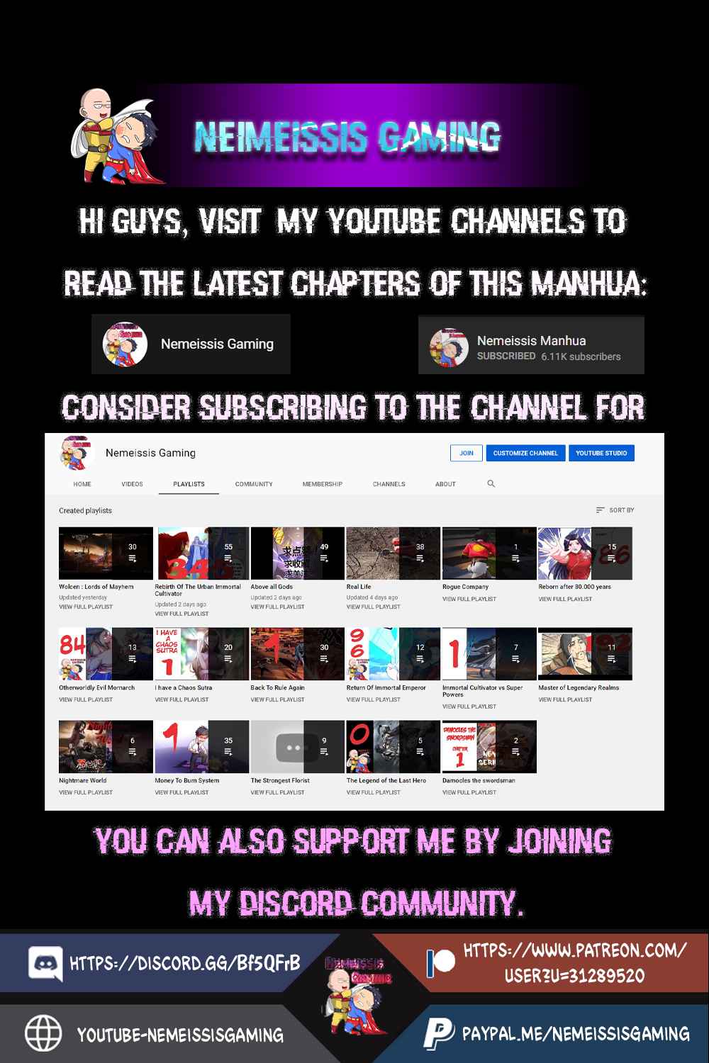 Rebirth of the Urban Immortal Cultivator Ch. 449