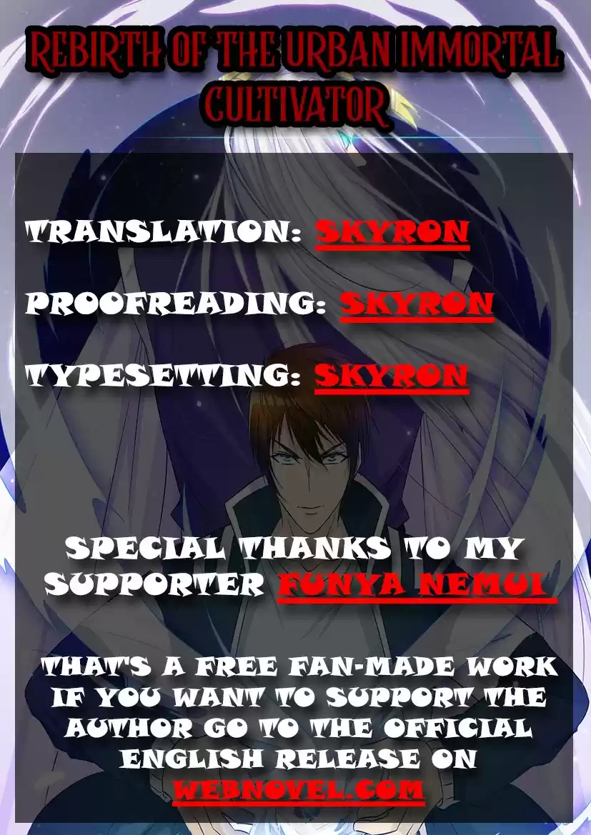 Rebirth Of The Urban Immortal Cultivator ch.218