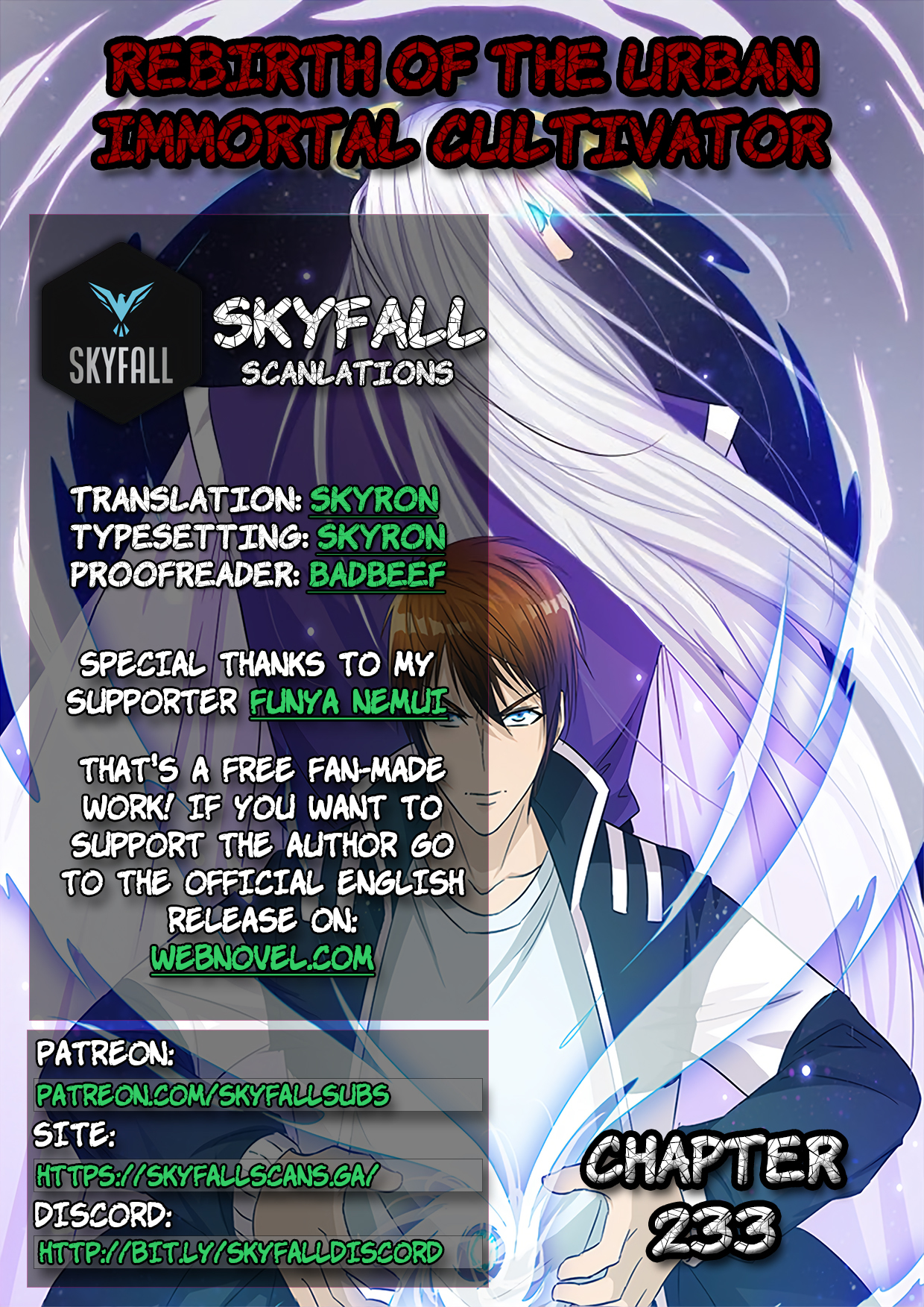 Rebirth Of The Urban Immortal Cultivator ch.233