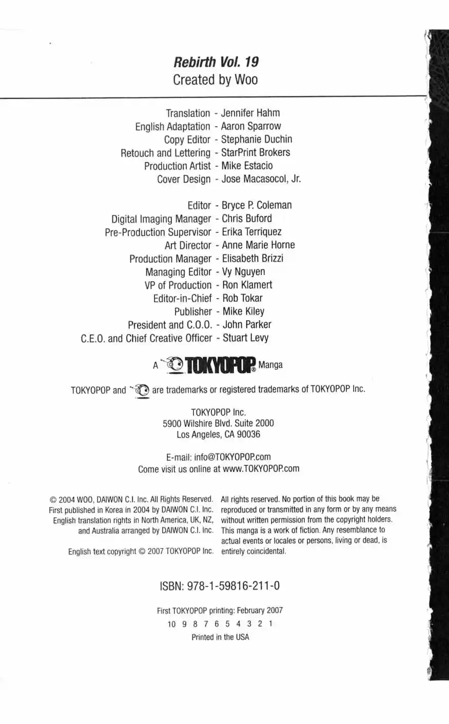 Rebirth Vol. 19 Ch. 75 The Truth About Millenear