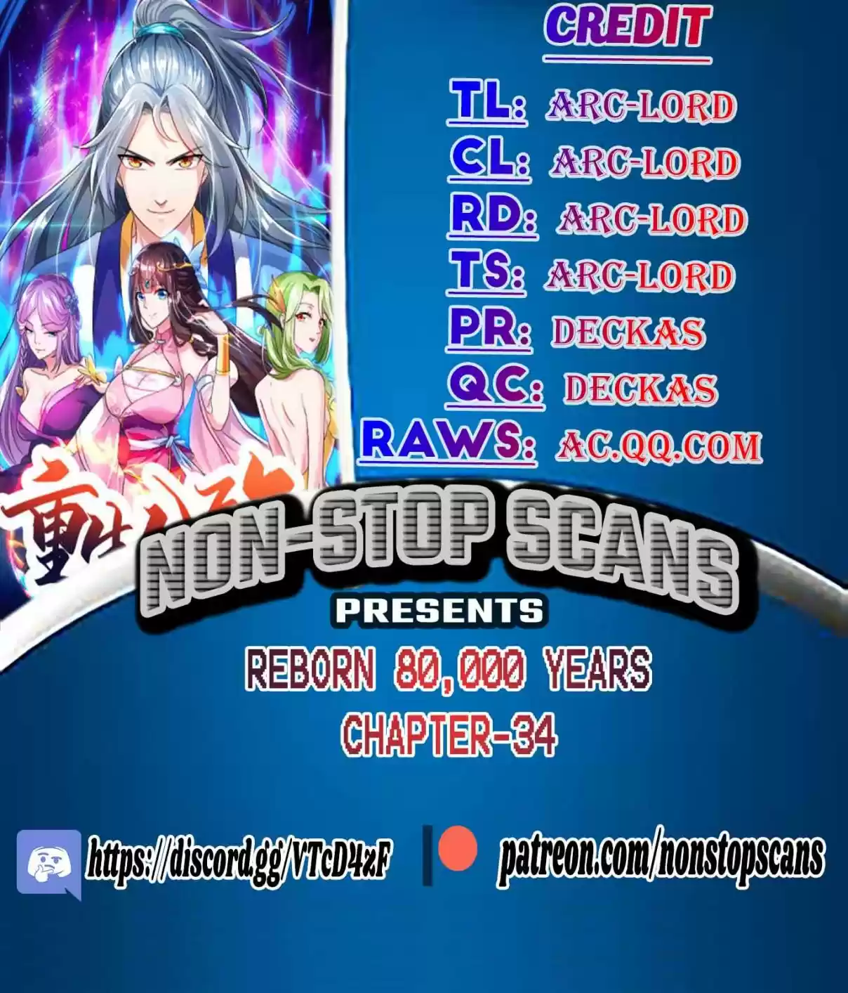 Reborn 80,000 years Ch. 34