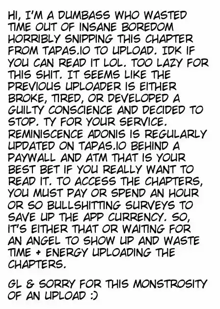 Reminiscence Adonis Chapter 116