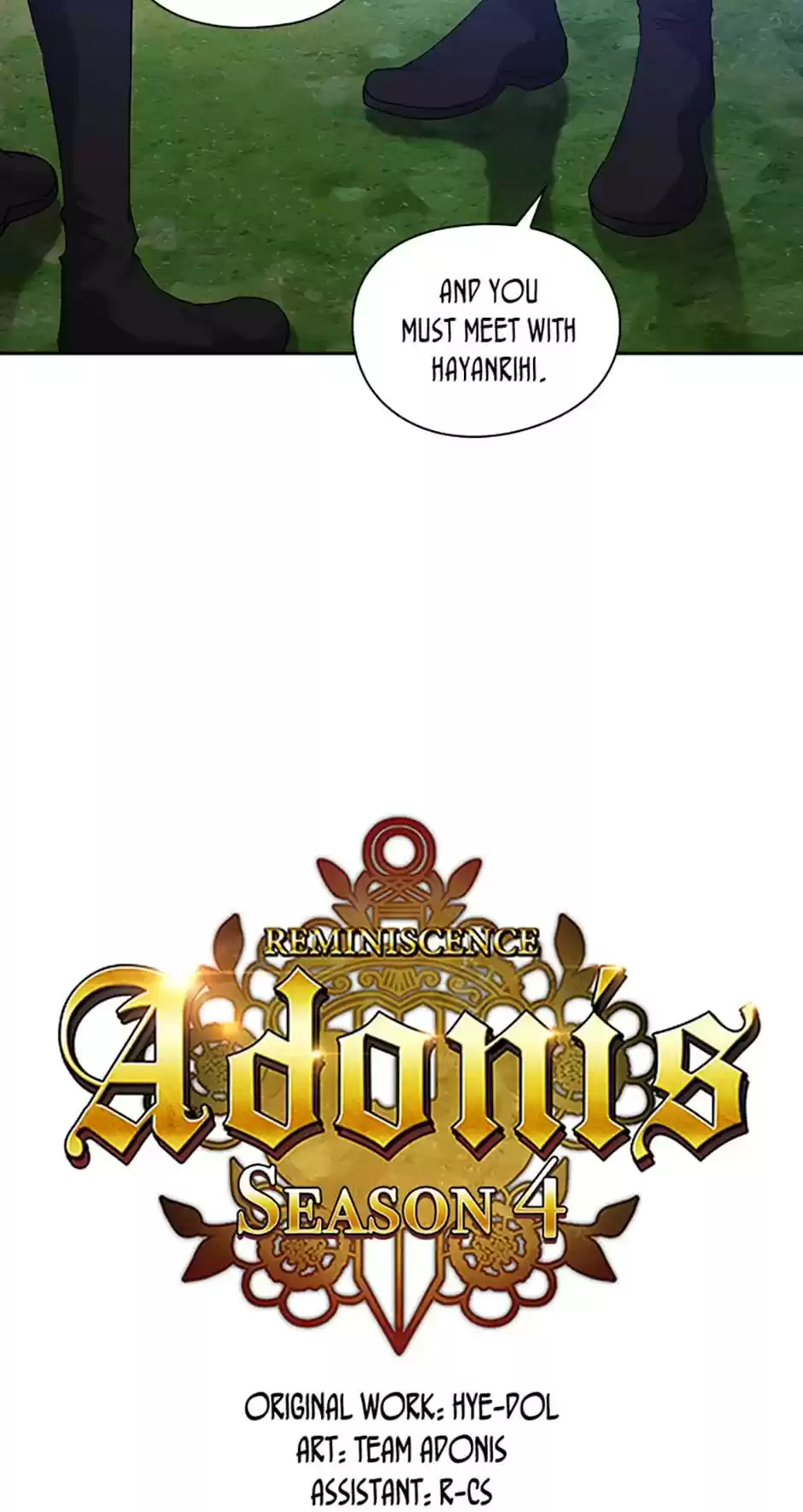 Reminiscence Adonis Chapter 127