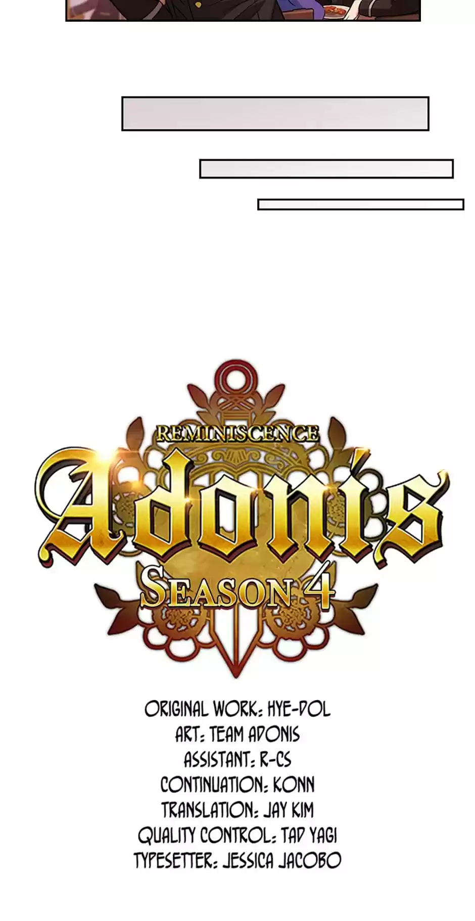 Reminiscence Adonis Chapter 128