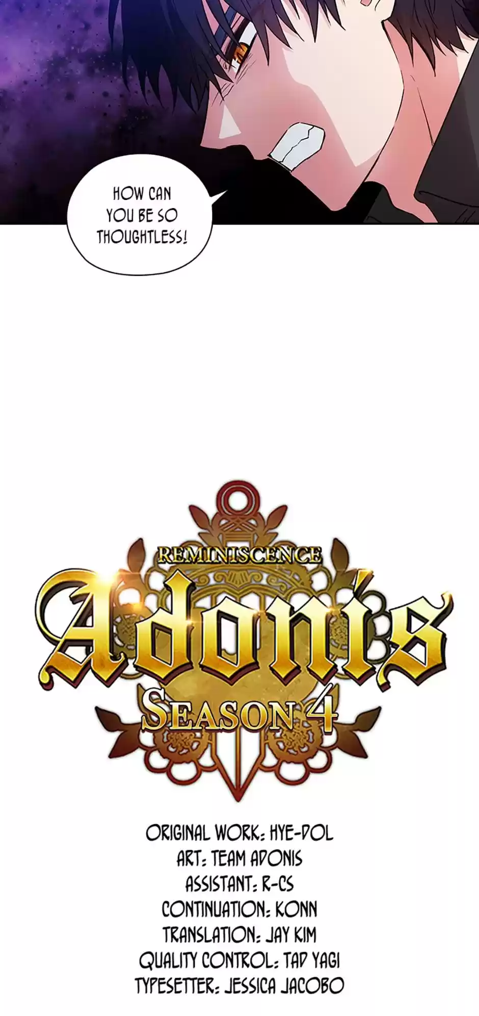 Reminiscence Adonis Chapter 133