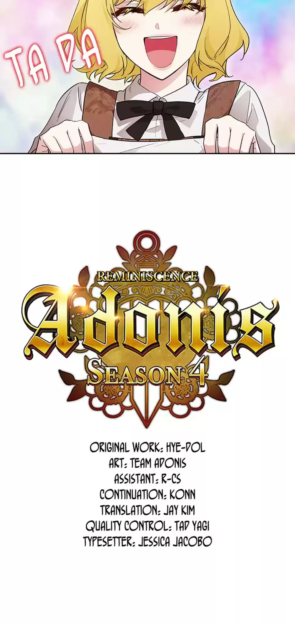 Reminiscence Adonis Chapter 139