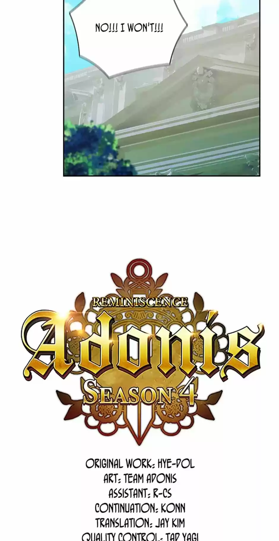 Reminiscence Adonis Chapter 141