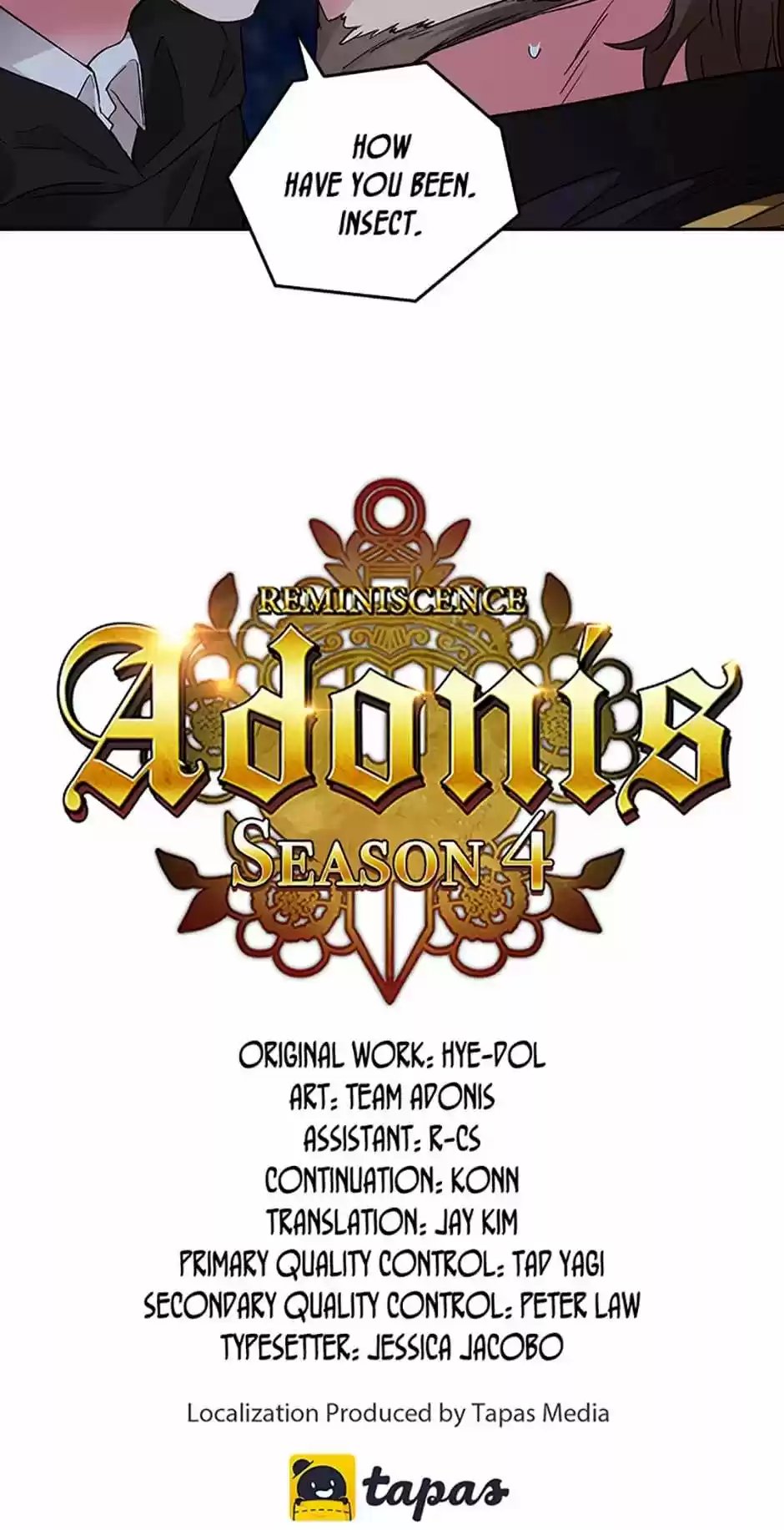 Reminiscence Adonis Chapter 148