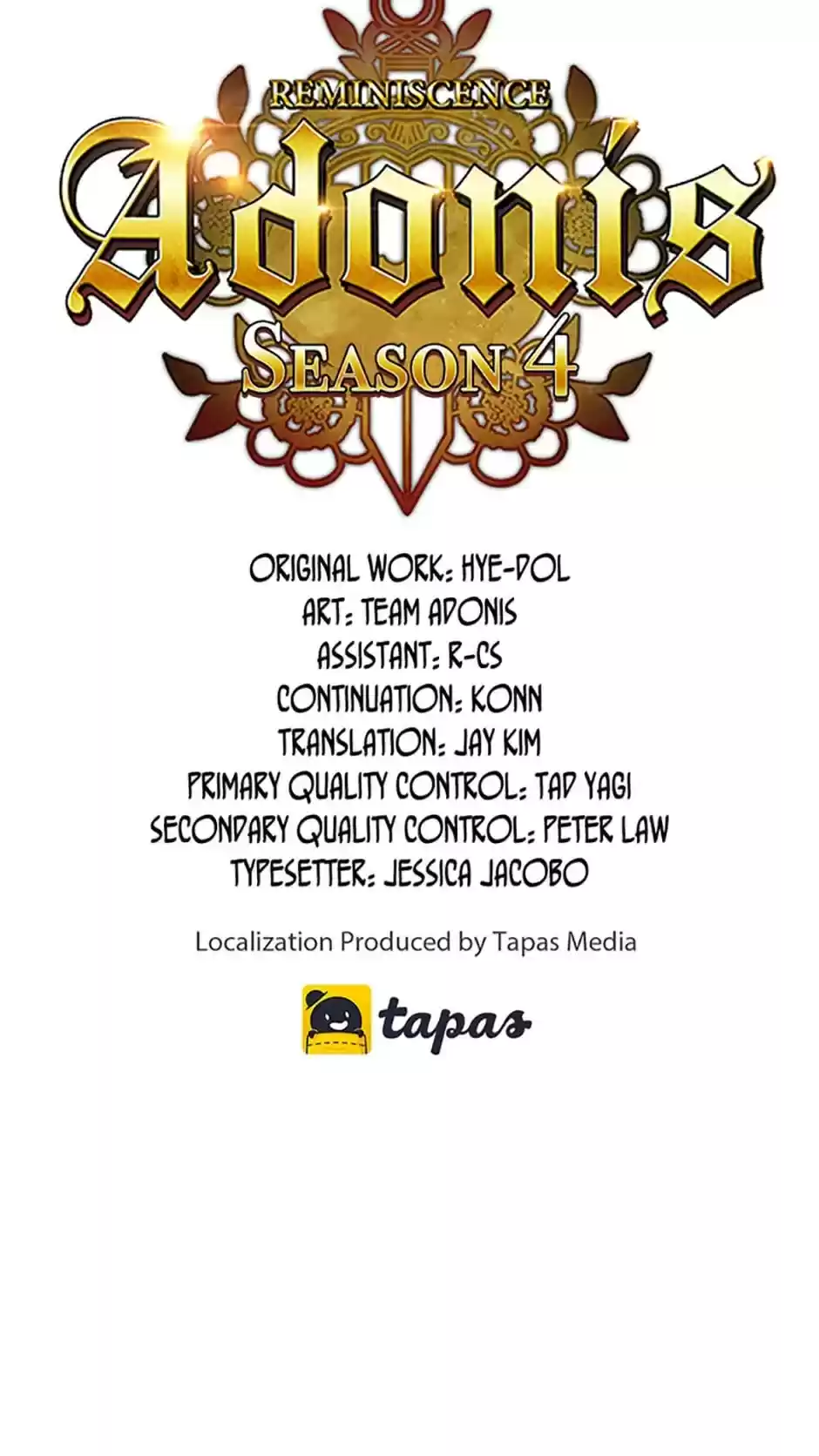 Reminiscence Adonis Chapter 152