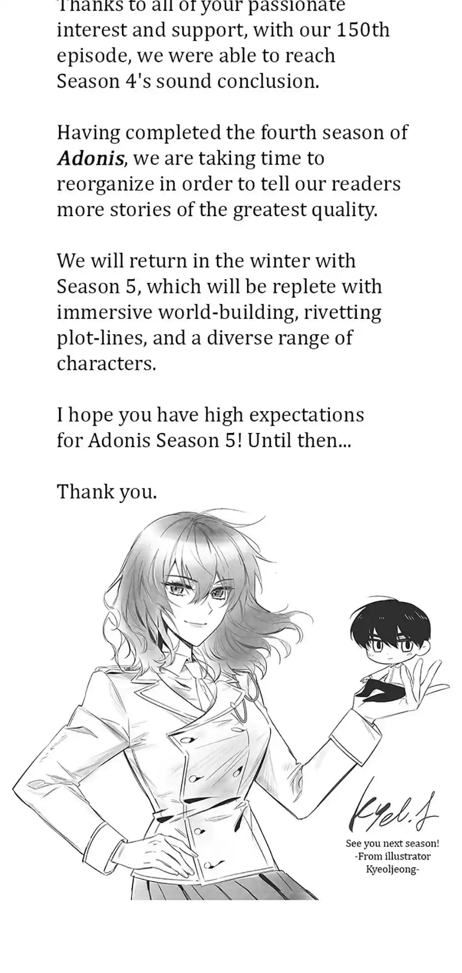 Reminiscence Adonis Chapter 153