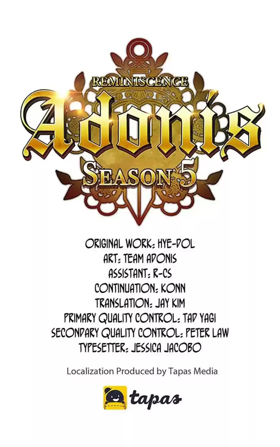 Reminiscence Adonis Chapter 160