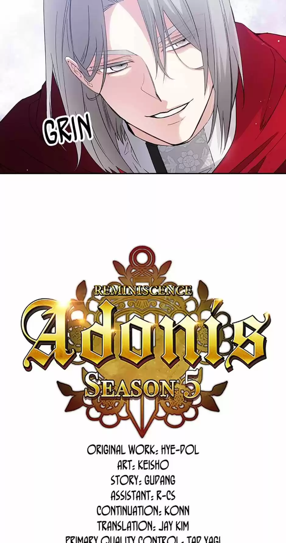 Reminiscence Adonis Chapter 168