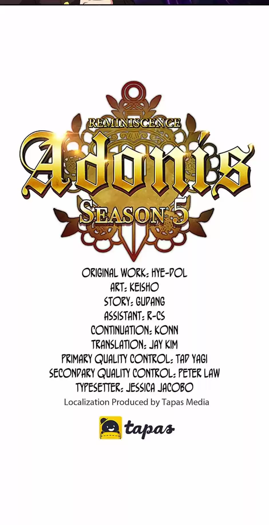 Reminiscence Adonis Chapter 168