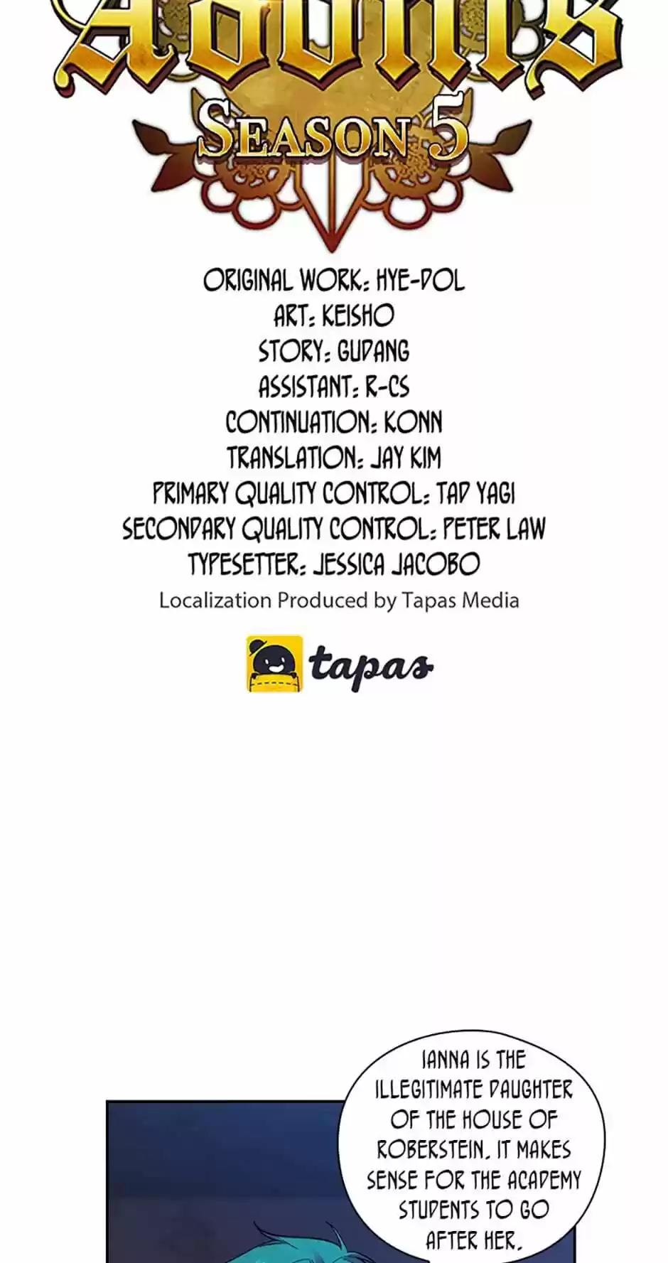 Reminiscence Adonis Chapter 170