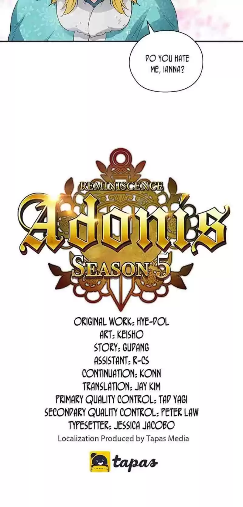 Reminiscence Adonis Chapter 172