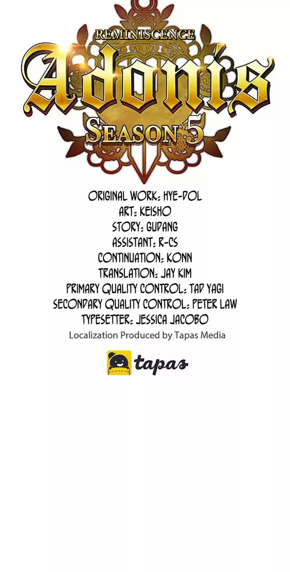 Reminiscence Adonis Chapter 180