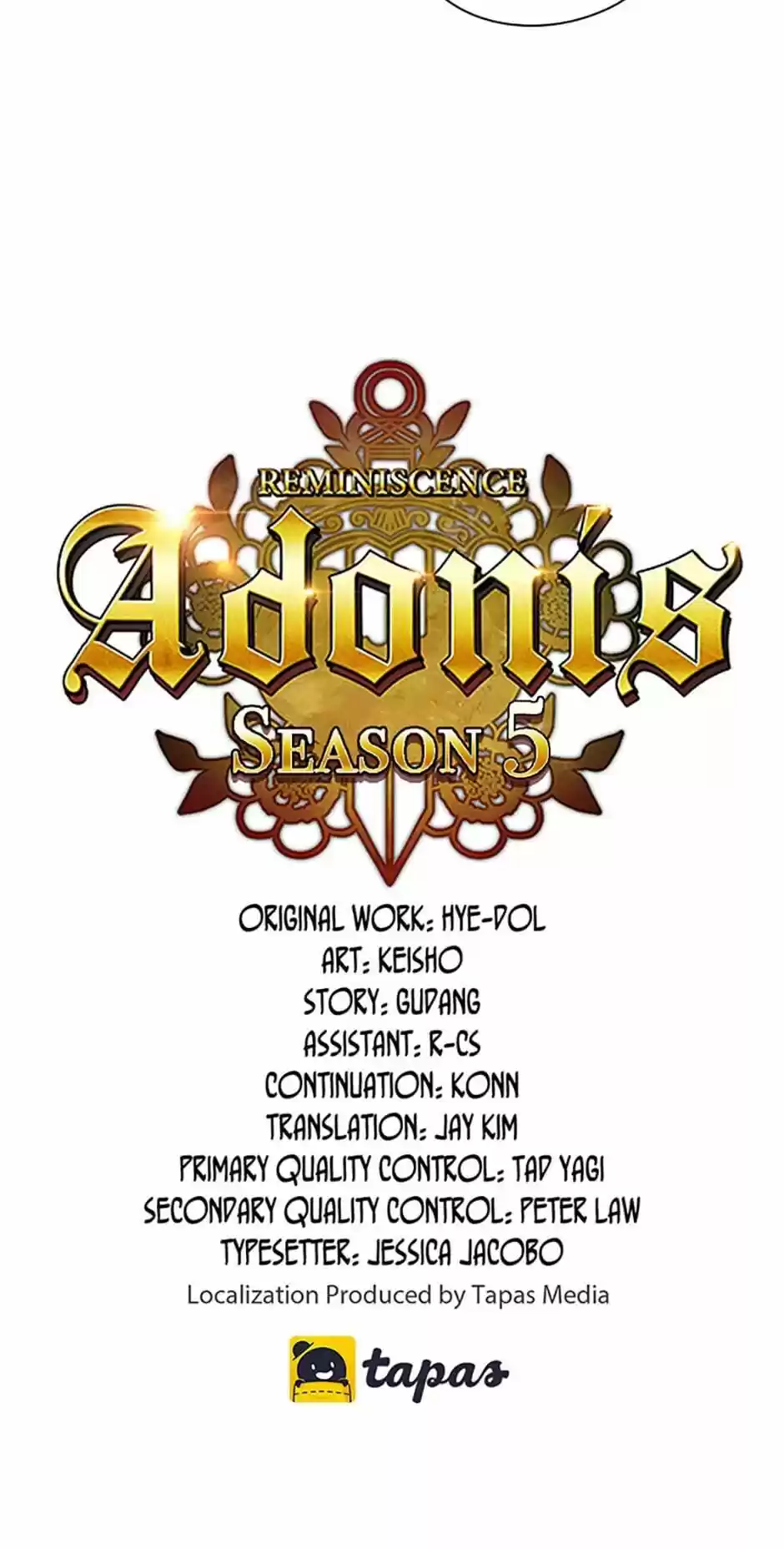 Reminiscence Adonis Chapter 182