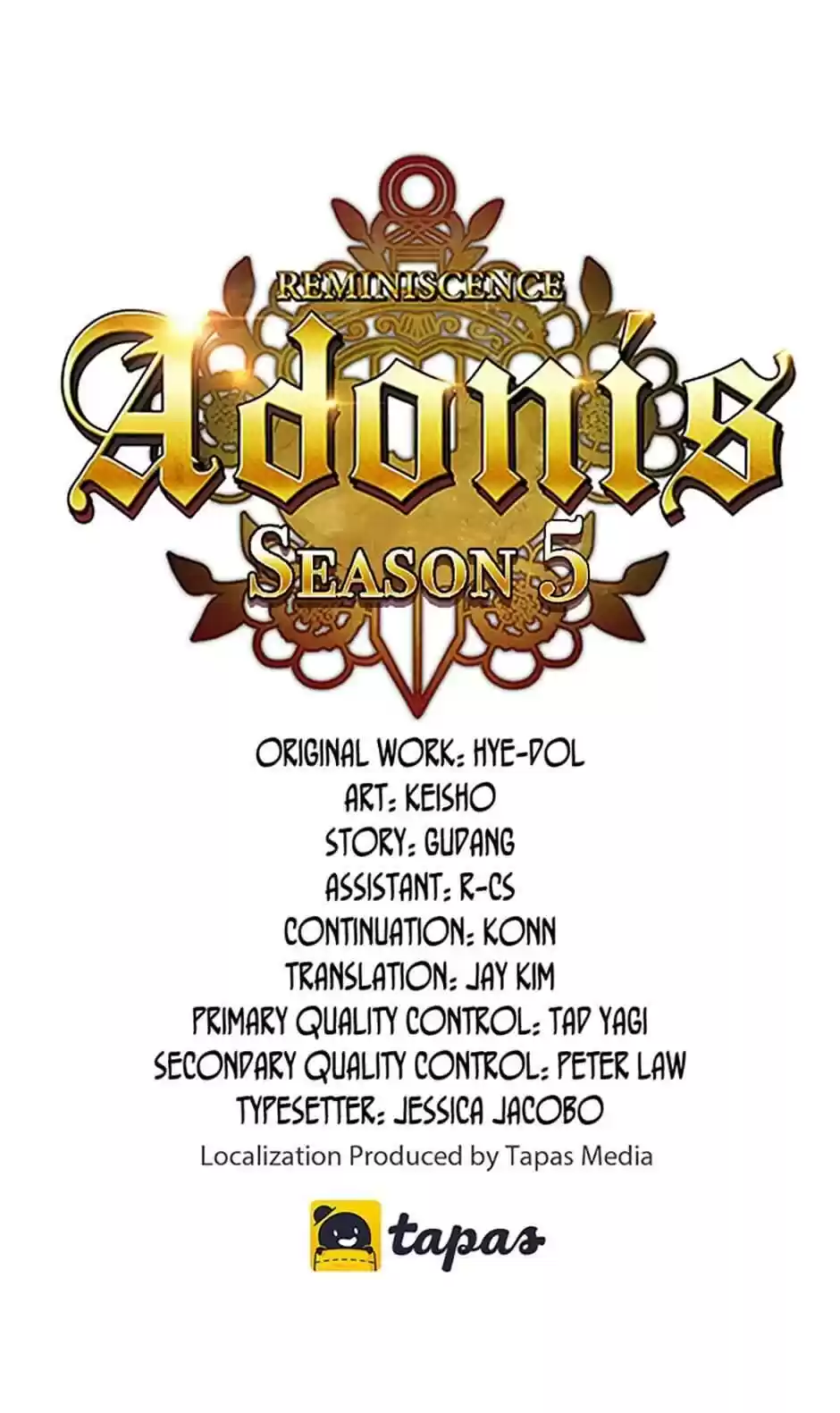 Reminiscence Adonis Chapter 184