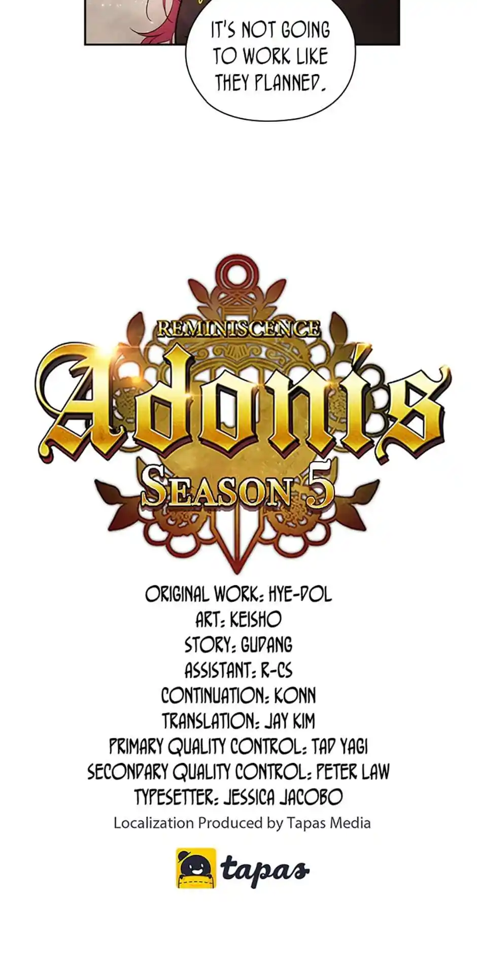 Reminiscence Adonis Chapter 185