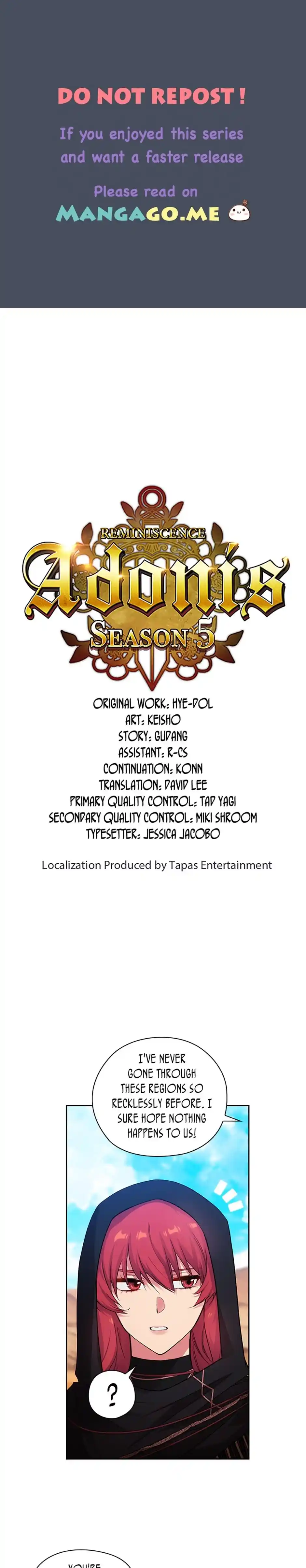 Reminiscence Adonis Chapter 202