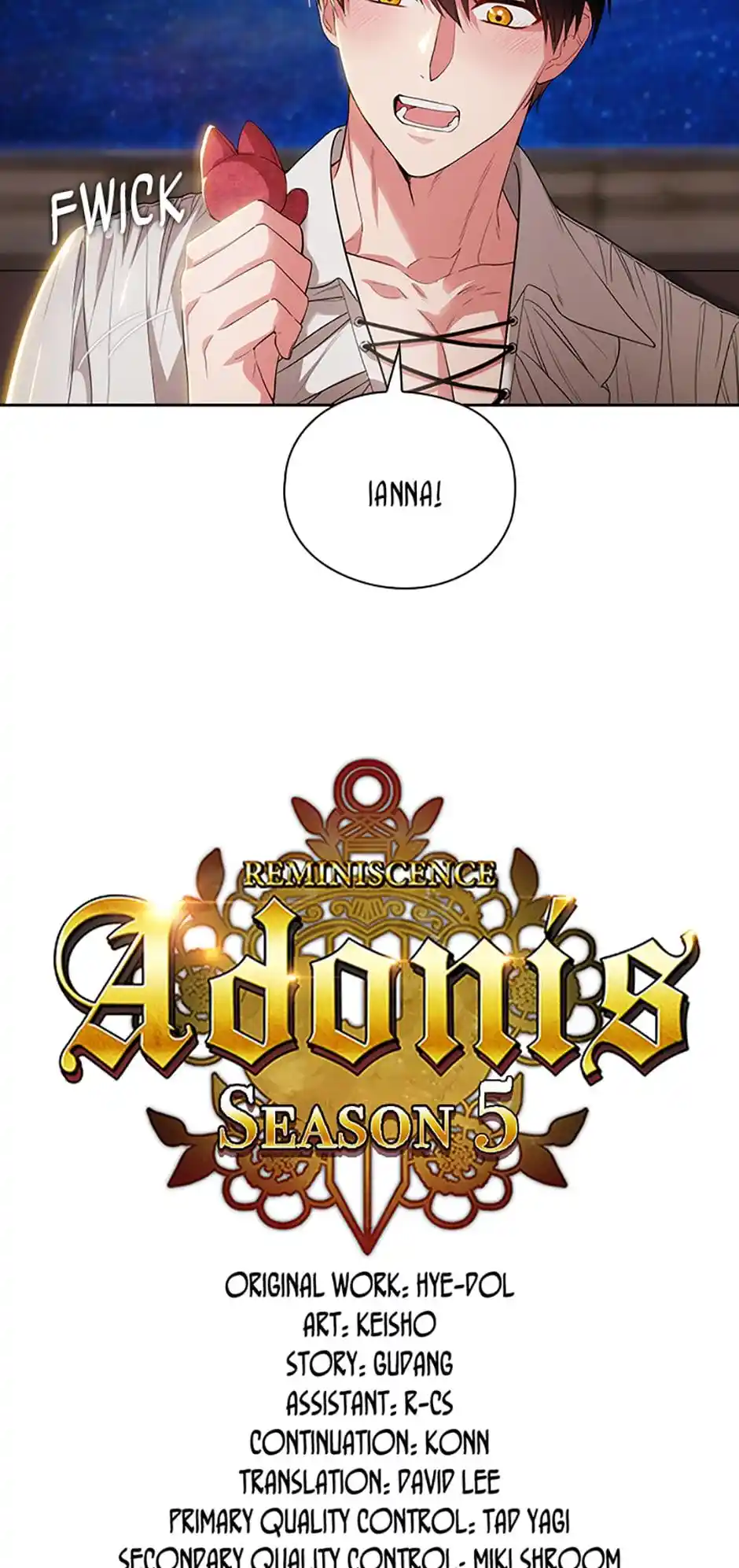 Reminiscence Adonis Chapter 203