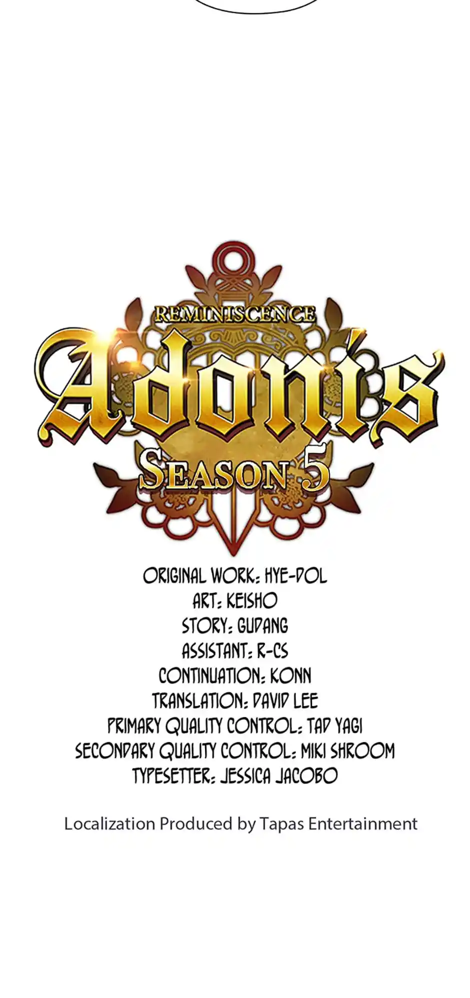 Reminiscence Adonis Chapter 203