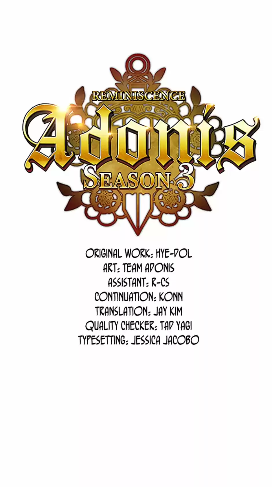 Reminiscence Adonis Vol.3 Ch.102