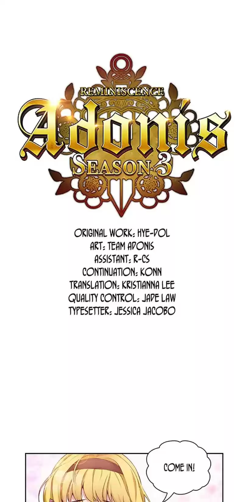 Reminiscence Adonis Vol.3 Ch.54