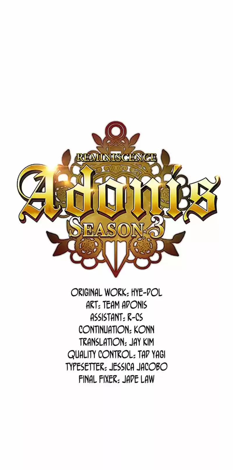 Reminiscence Adonis Vol.3 Ch.79