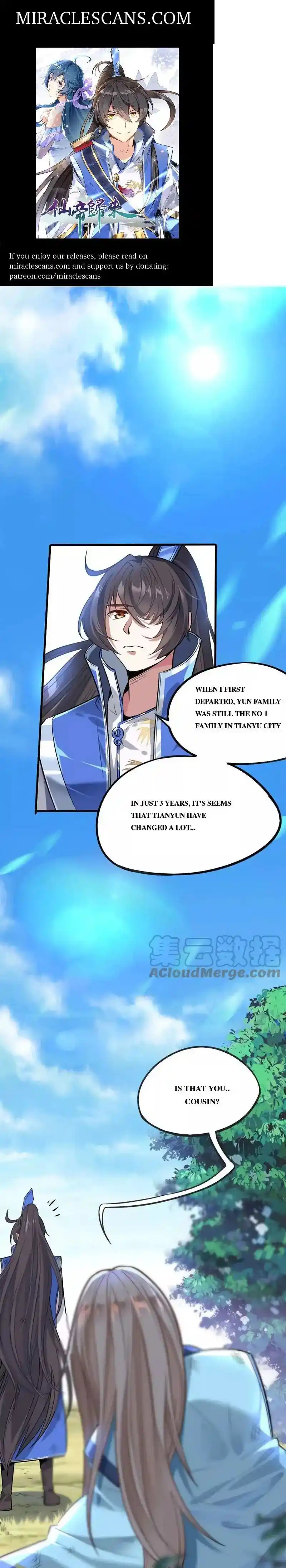 Return of Immortal Emperor Ch. 3 Chapter 3