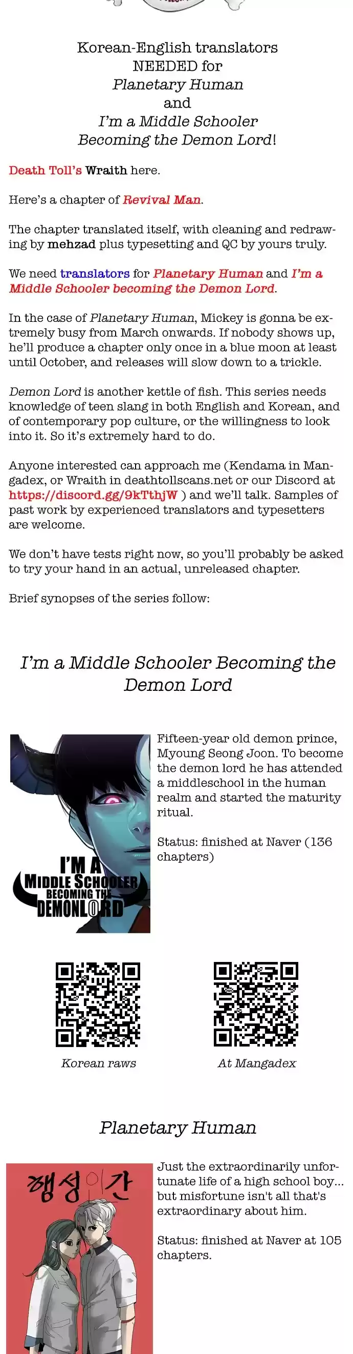 Revival Man Chapter 141