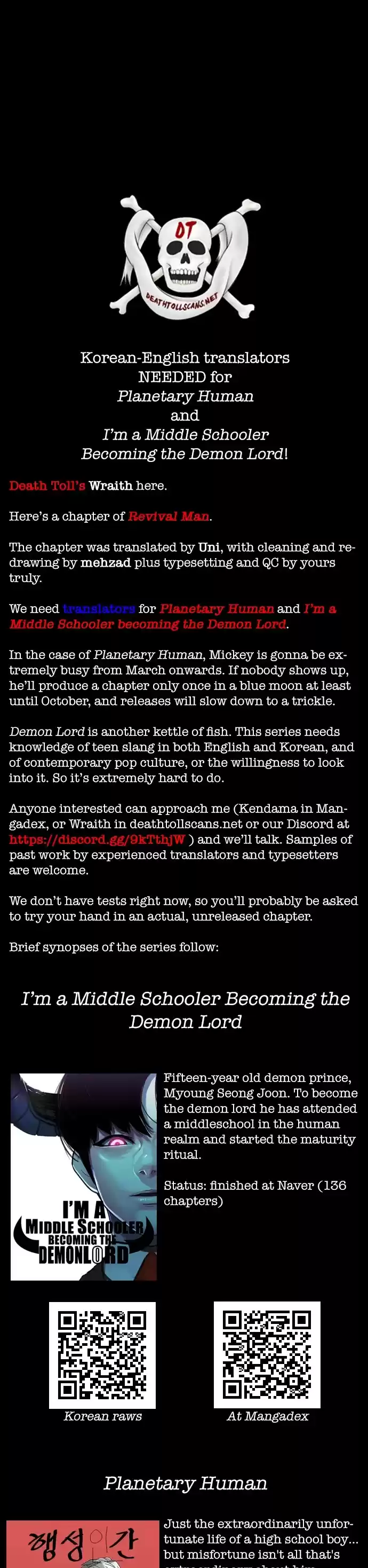 Revival Man Chapter 147