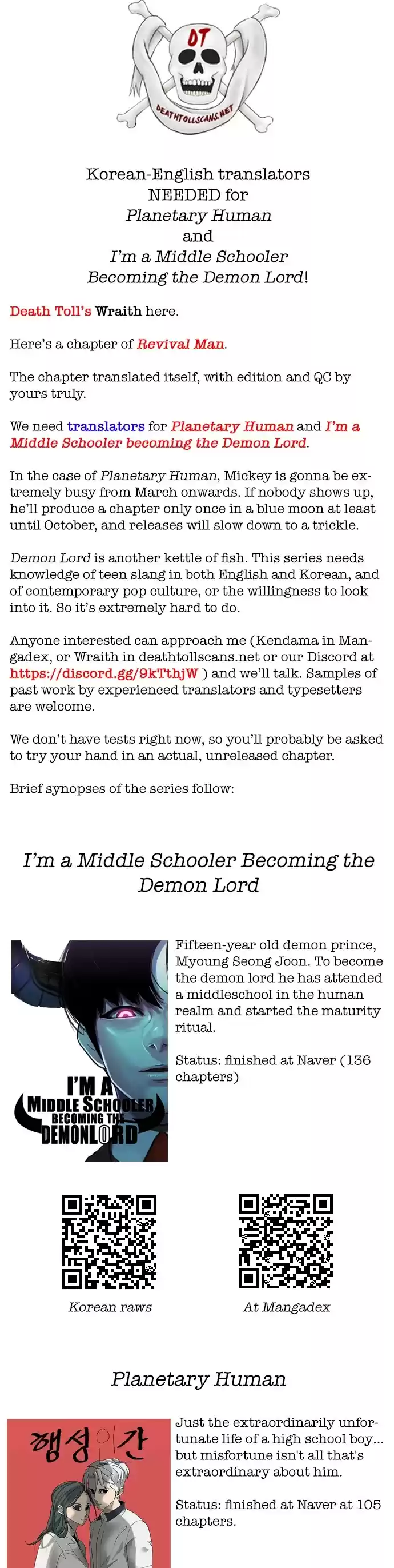 Revival Man Chapter 148