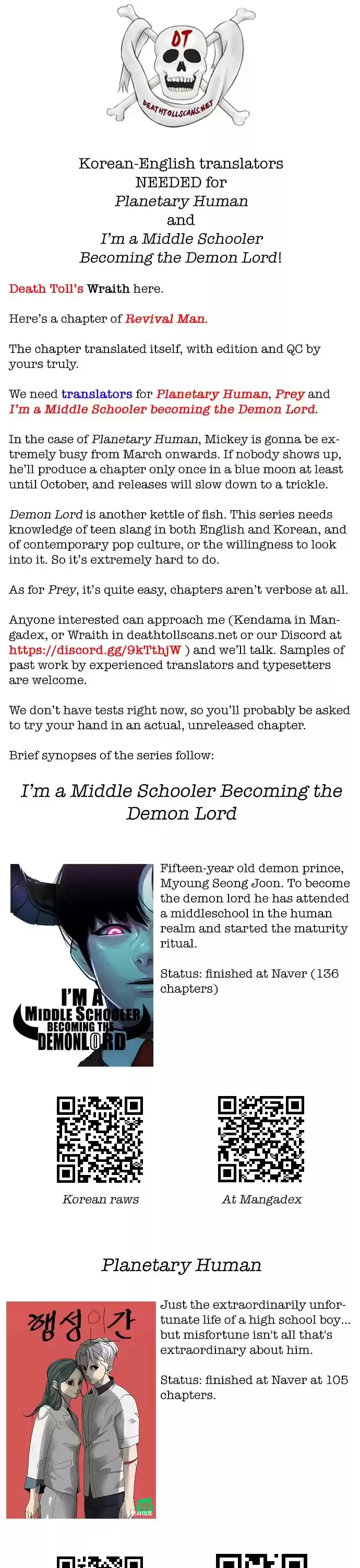 Revival Man Chapter 150