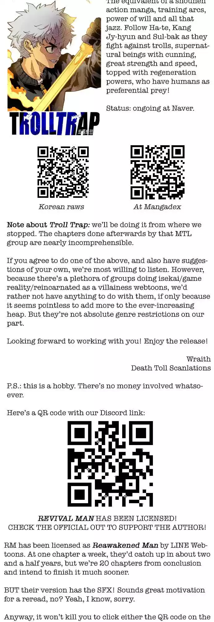 Revival Man Chapter 157