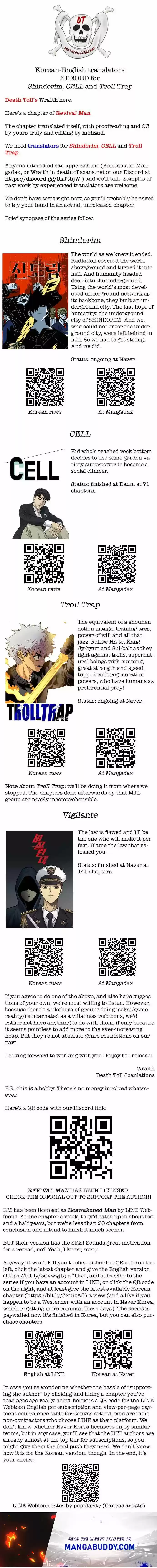 Revival Man Chapter 160