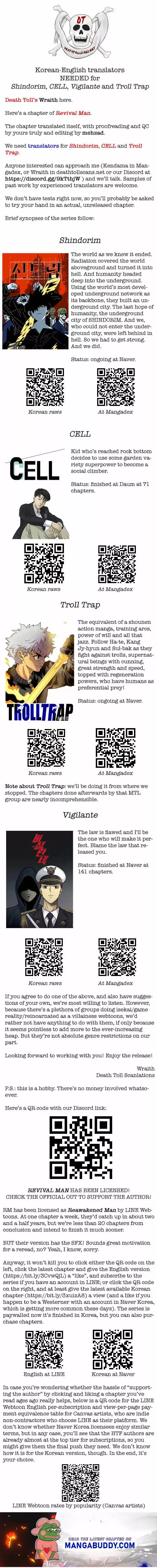 Revival Man Chapter 166