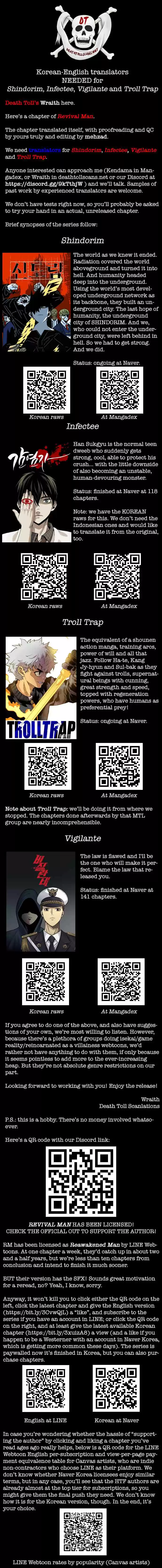 Revival Man Chapter 174