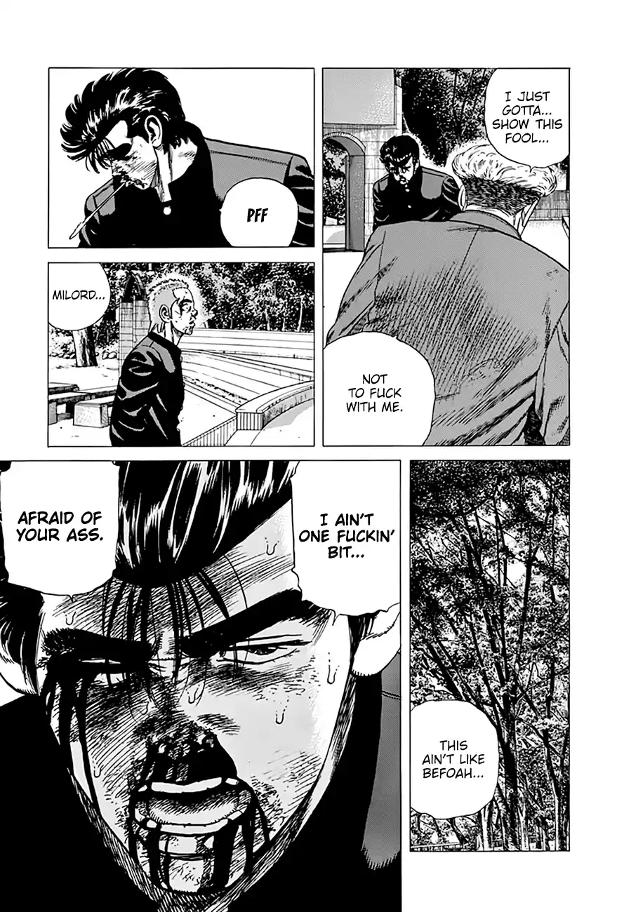 Rokudenashi Blues Chapter 287: Kick The Wall