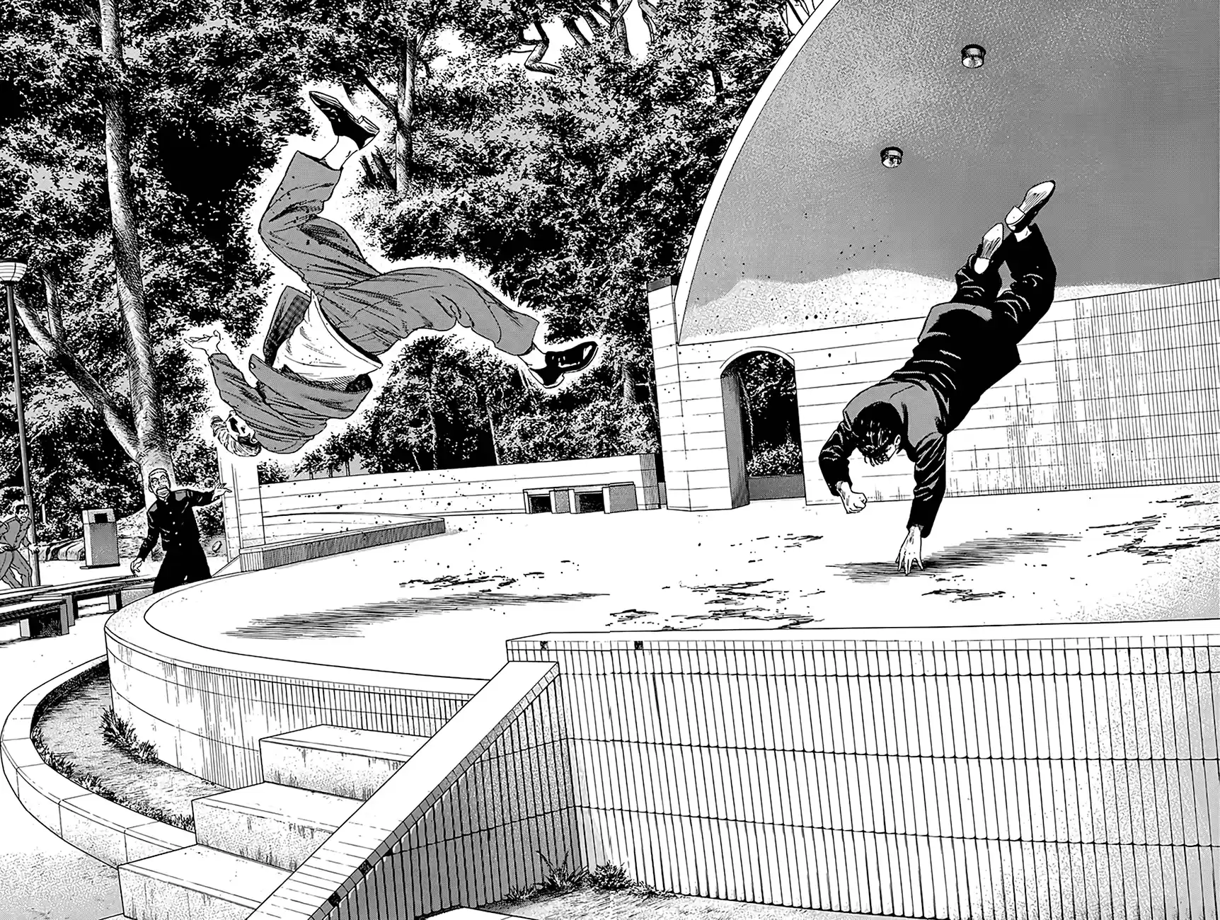 Rokudenashi Blues Chapter 287: Kick The Wall