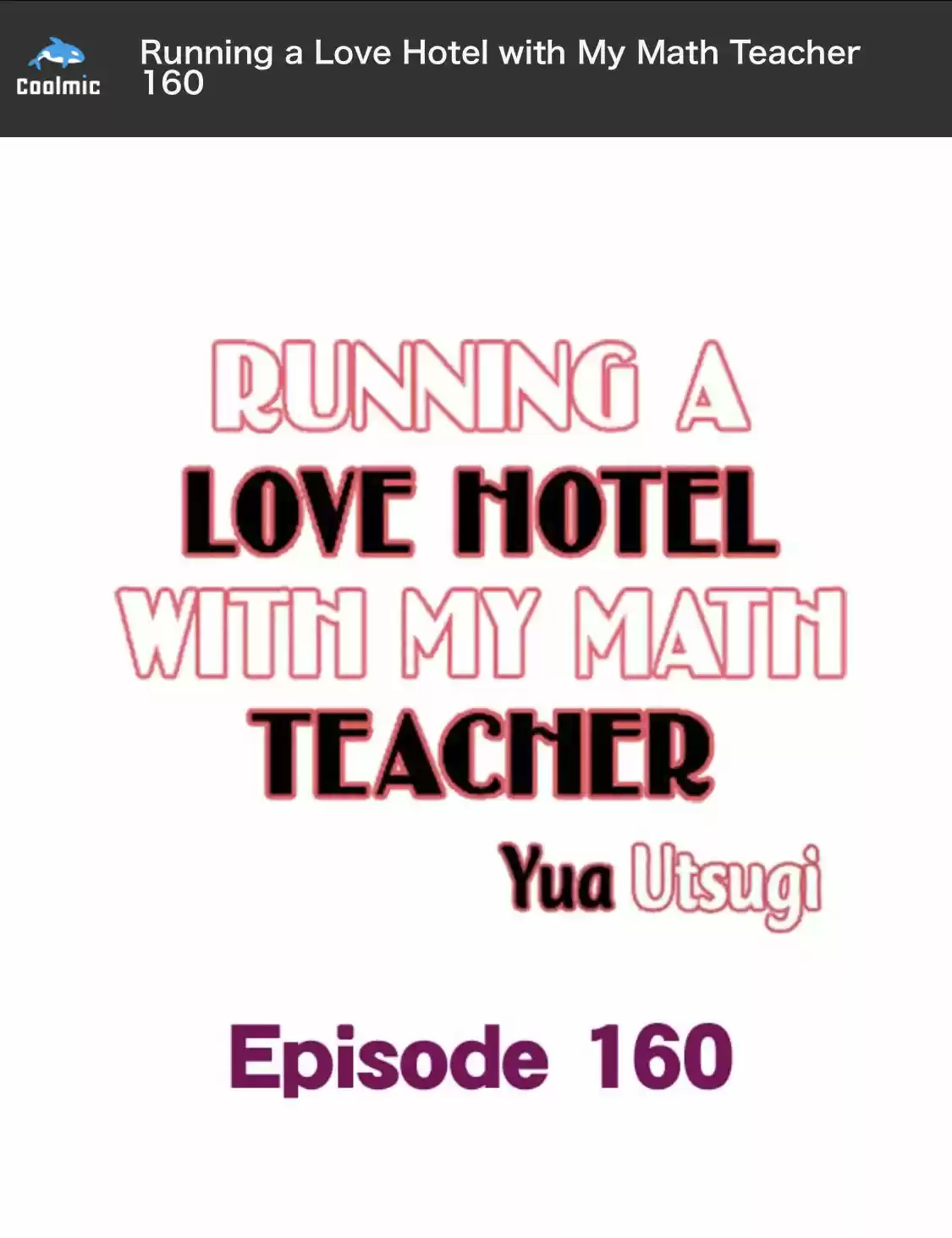 Running A Love Hotel With My Math Teacher Chapter 160