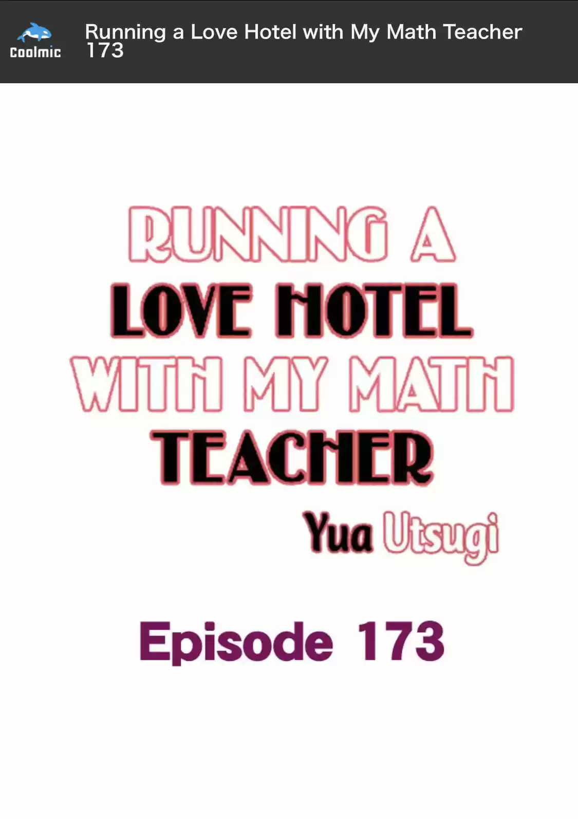 Running A Love Hotel With My Math Teacher Chapter 173