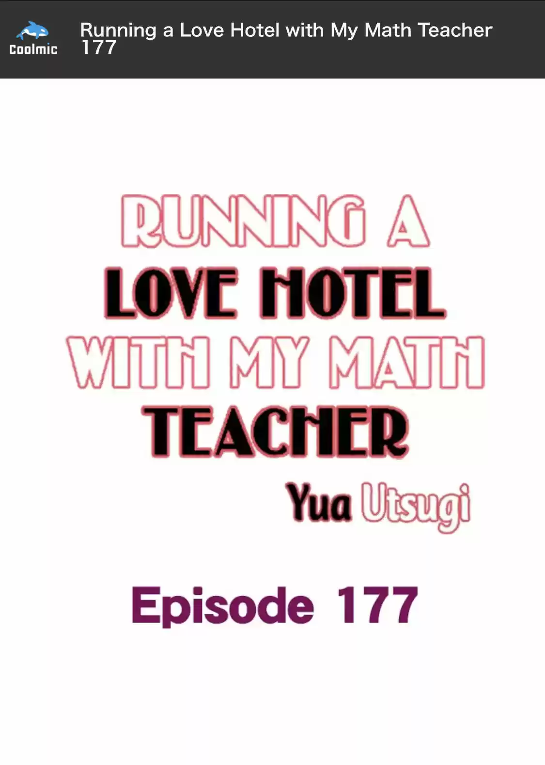 Running A Love Hotel With My Math Teacher Chapter 177