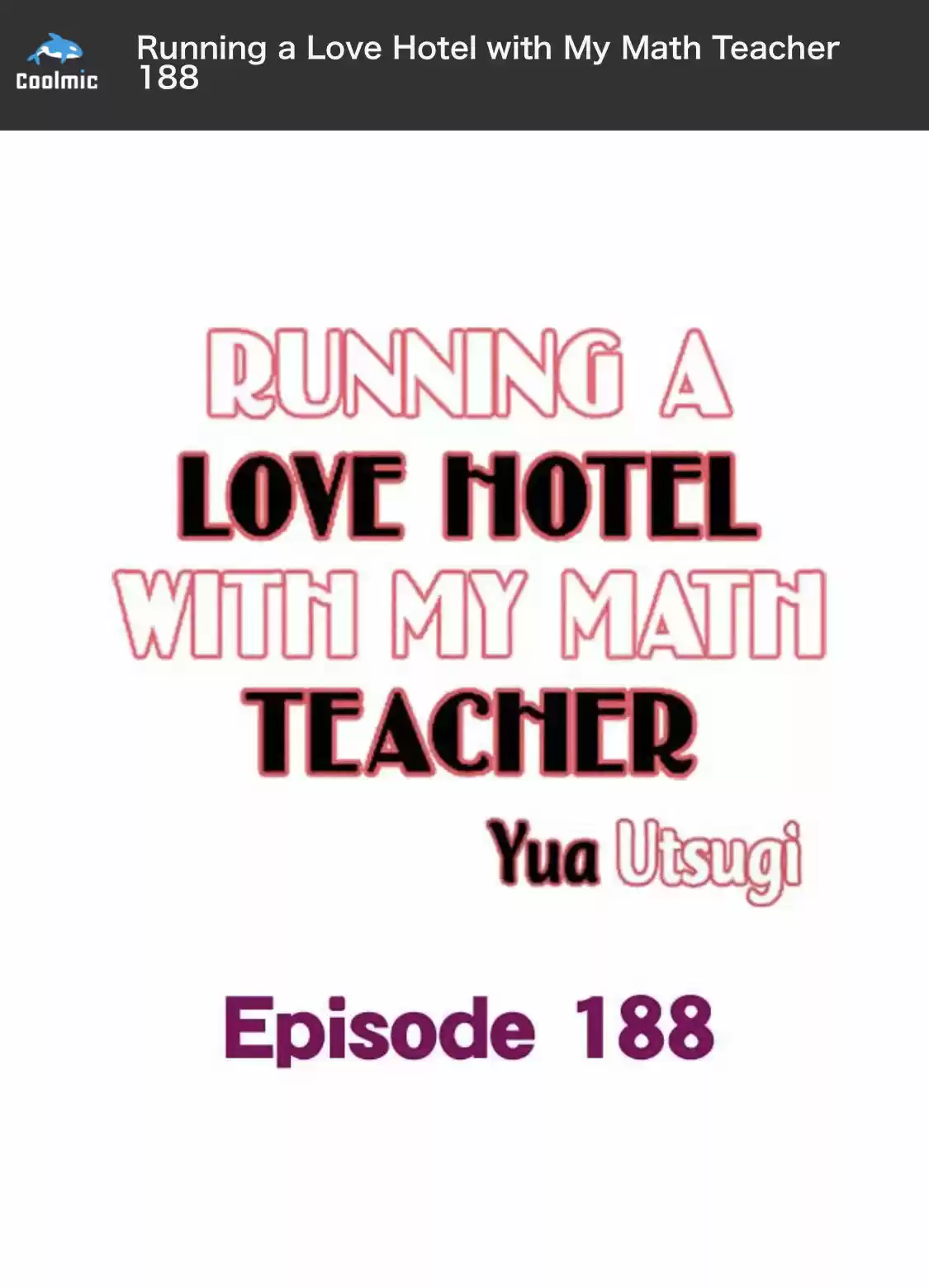 Running A Love Hotel With My Math Teacher Chapter 188