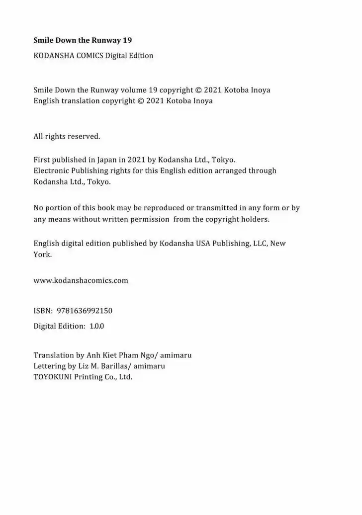 Runway de Waratte Vol.19 Ch.165