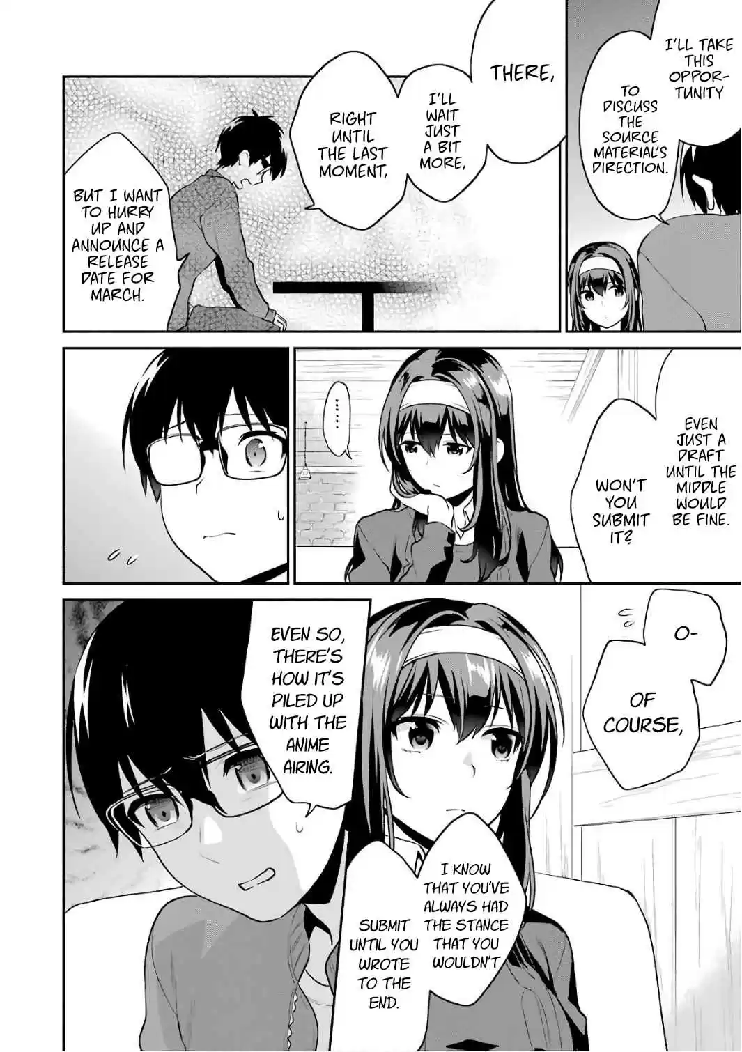 Saenai Kanojo (Heroine) no Sodatekata Koisuru Metronome Vol. 10 Ch. 47 How to Continue a Story Where I'm Absent